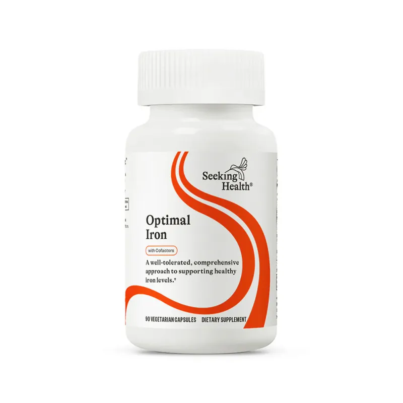 Seeking Health Optimal Iron Plus Cofactors 90 vcaps
