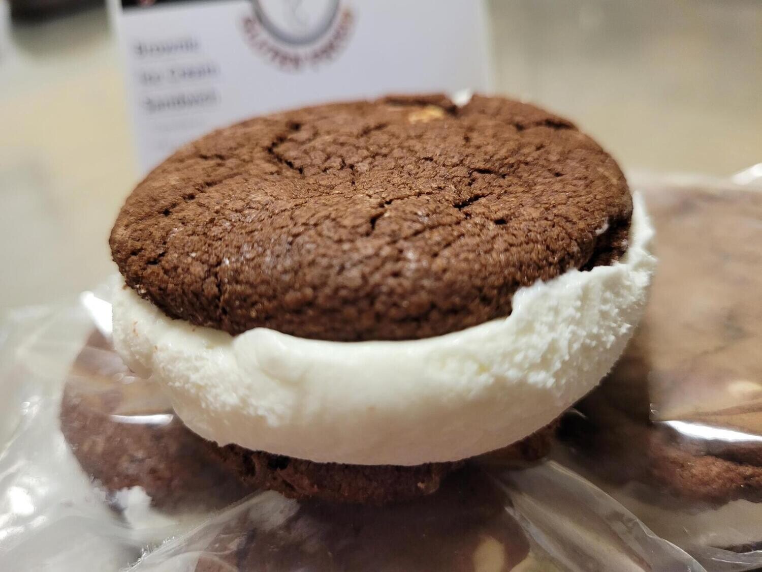 Gluten Free Ice Cream Cookie Sandwich
