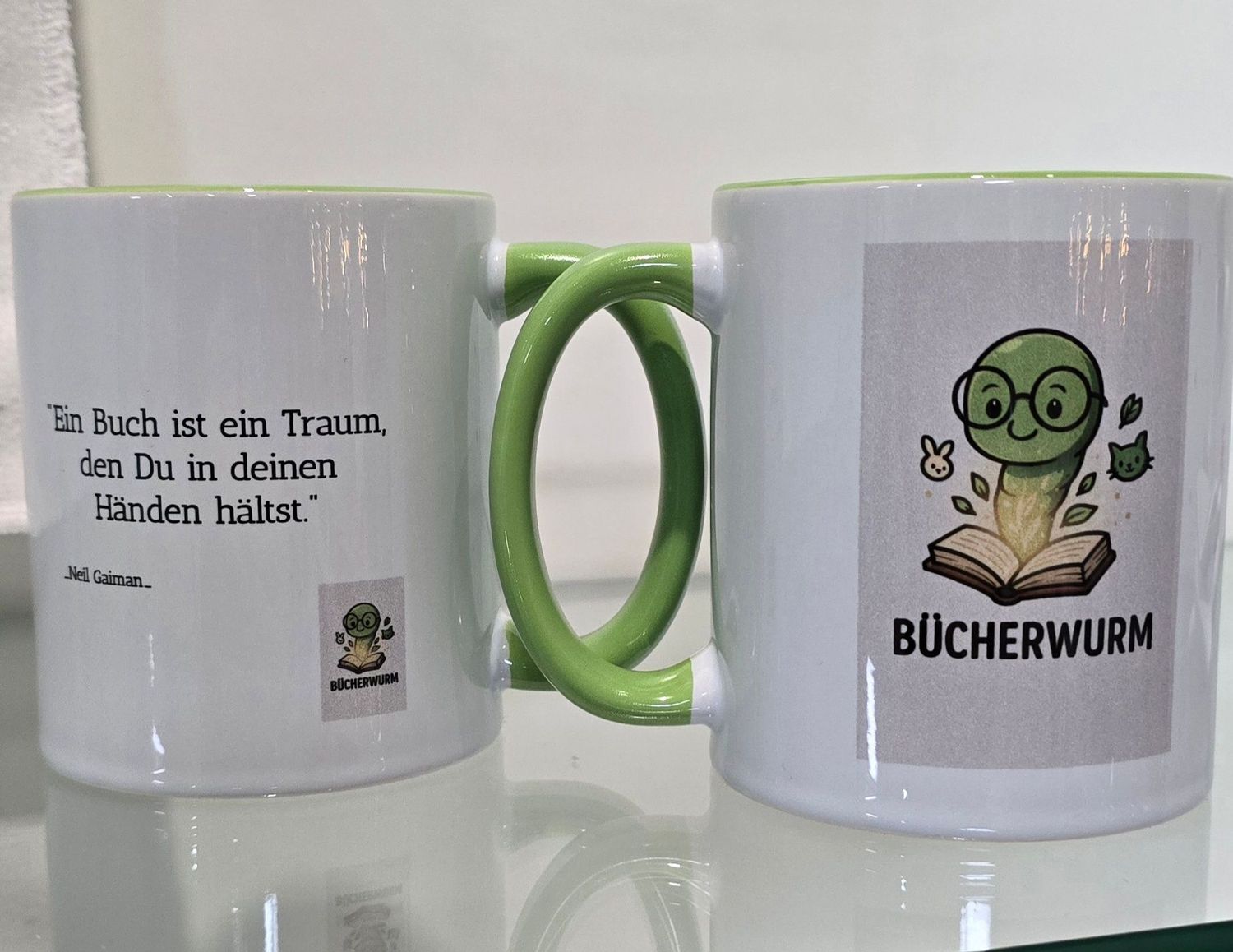 Tasse Bücherwurm