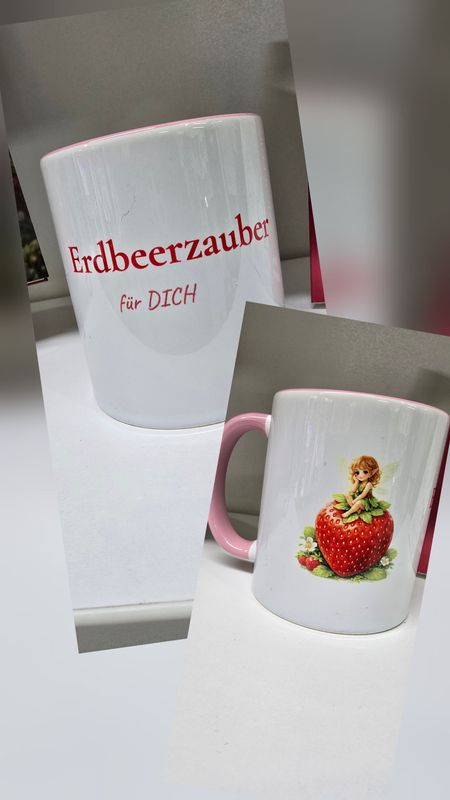 Tasse Erdbeerzauber
