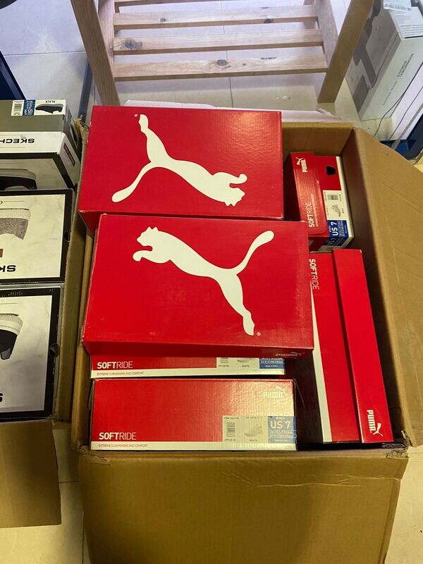 LOTE ZAPATILLAS PUMA CROCS TIMBERLAND Y SKECHERS LOTE ZAPATILLAS PUMA CROCS TIMBERLAND Y SKECHERS
