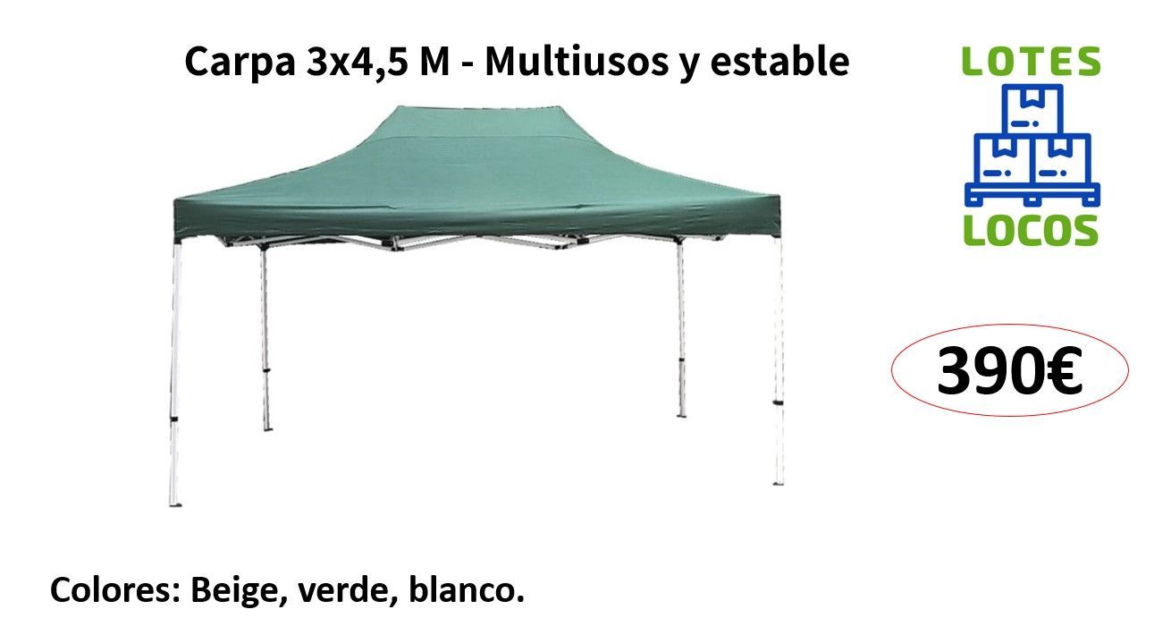 CARPA PLEGABLE 3X4,5