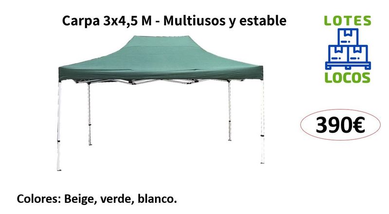 CARPA PLEGABLE 3X4,5