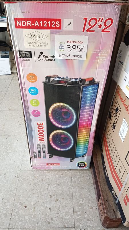 ALTAVOZ 3000W KARAOKE ALTAVOZ 3000W KARAOKE