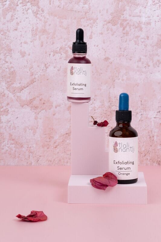 Exfoliating orange serum