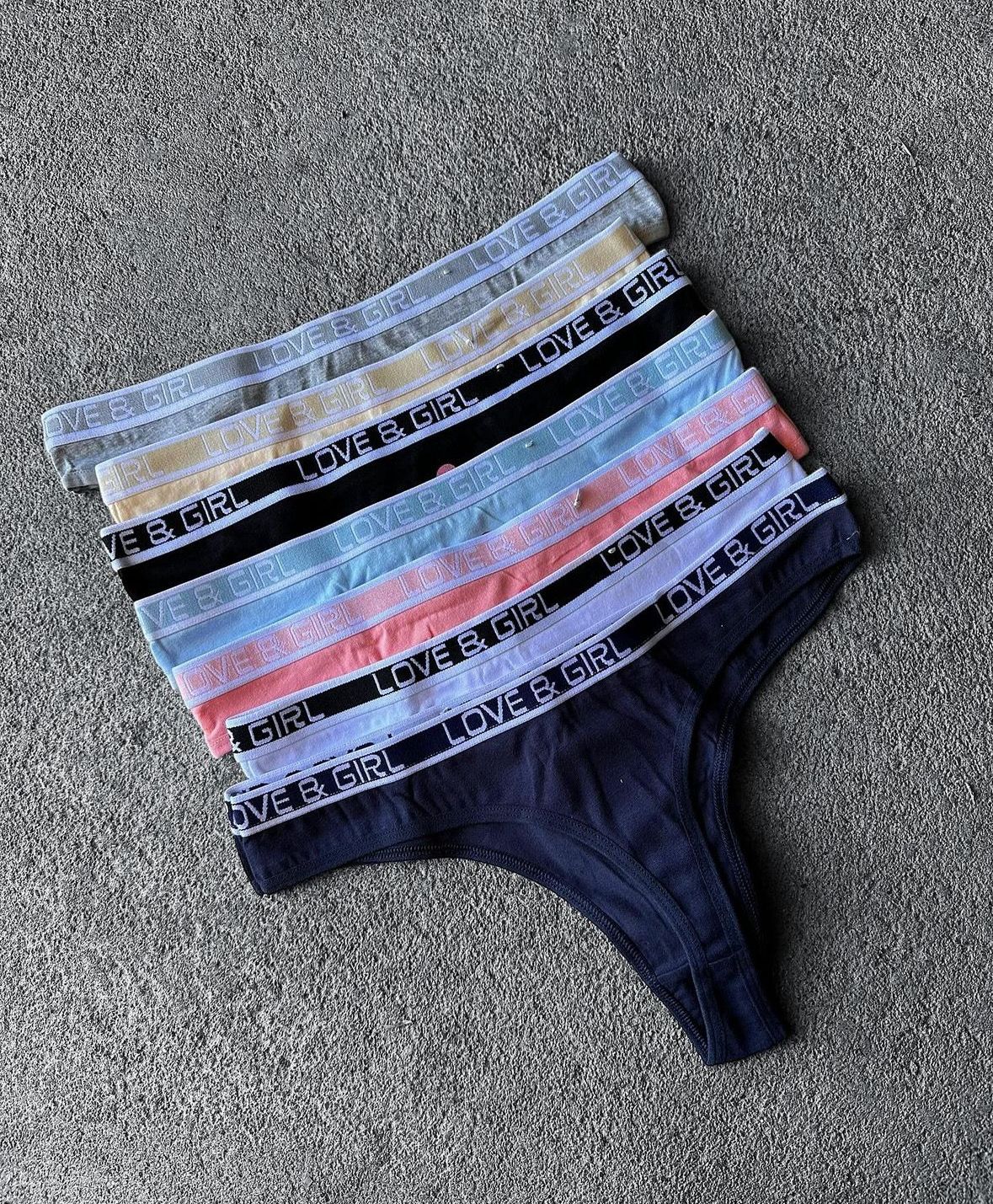 Pack de 6 colaless a $350 LOVE &amp; GIRL