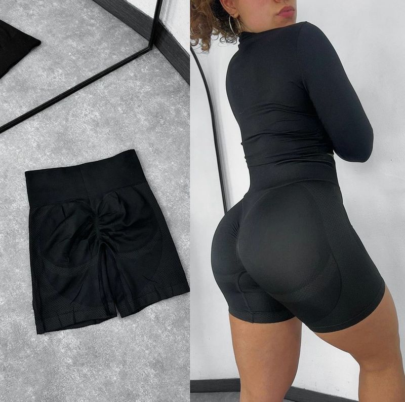 Biker con push up negra