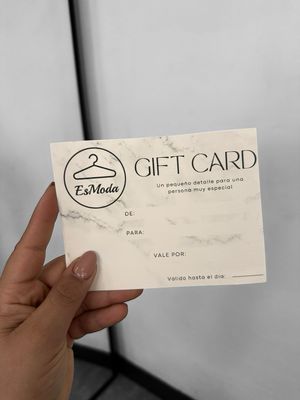TARJETA DE REGALO