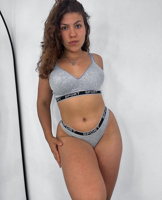 Conjunto de sosten + colaless TALLES ESPECIALES