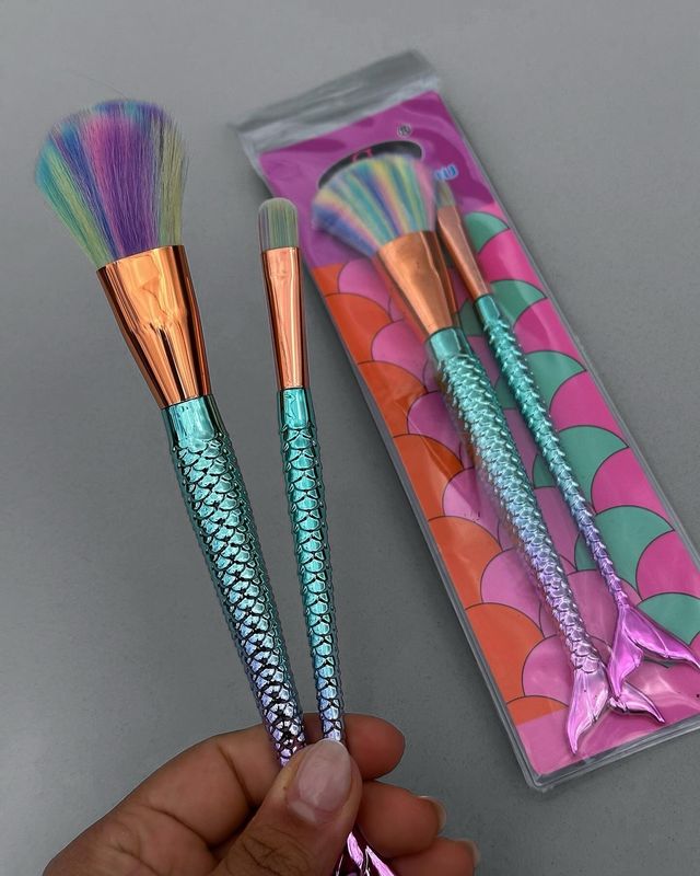 Set de brochas sirena