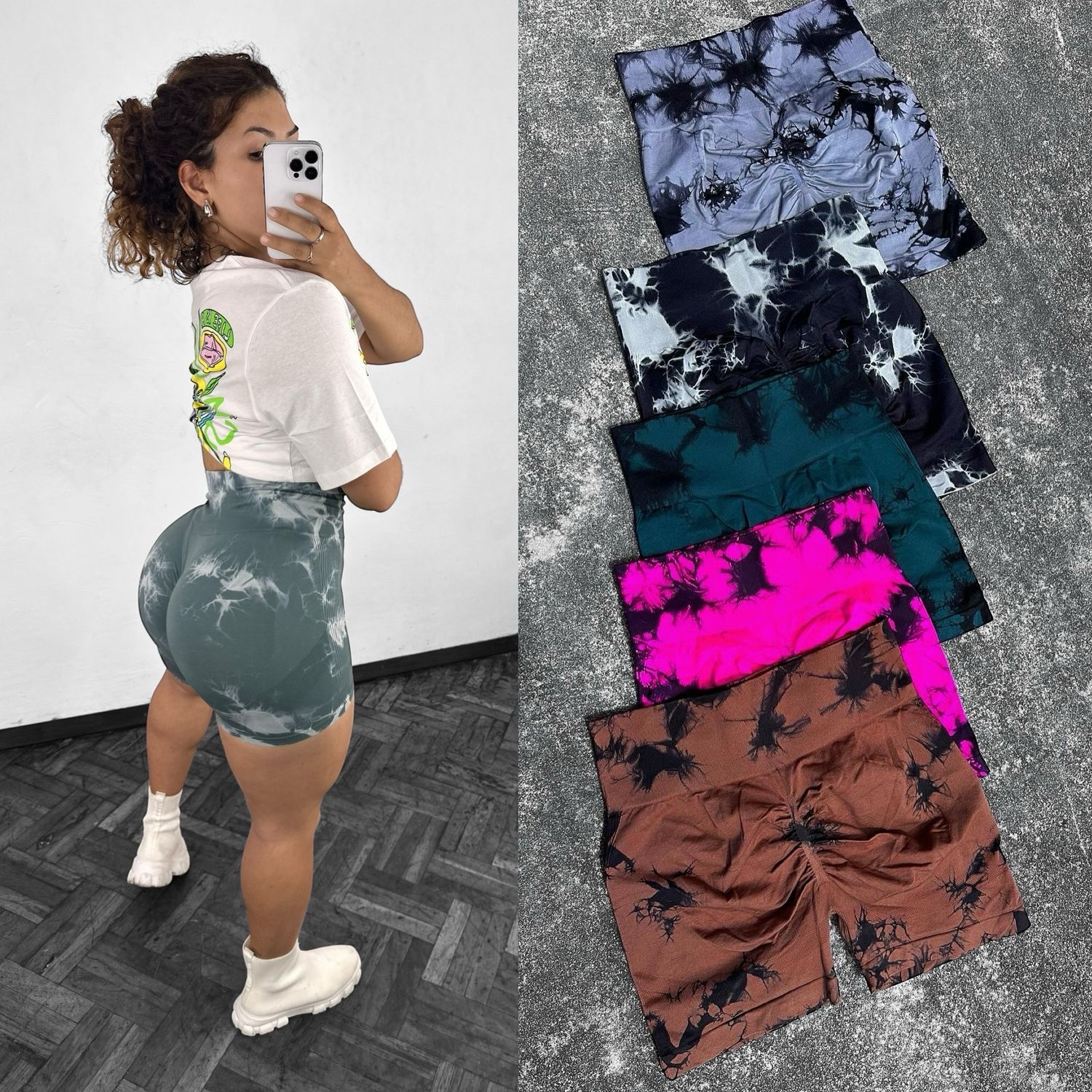 Short batik con push up