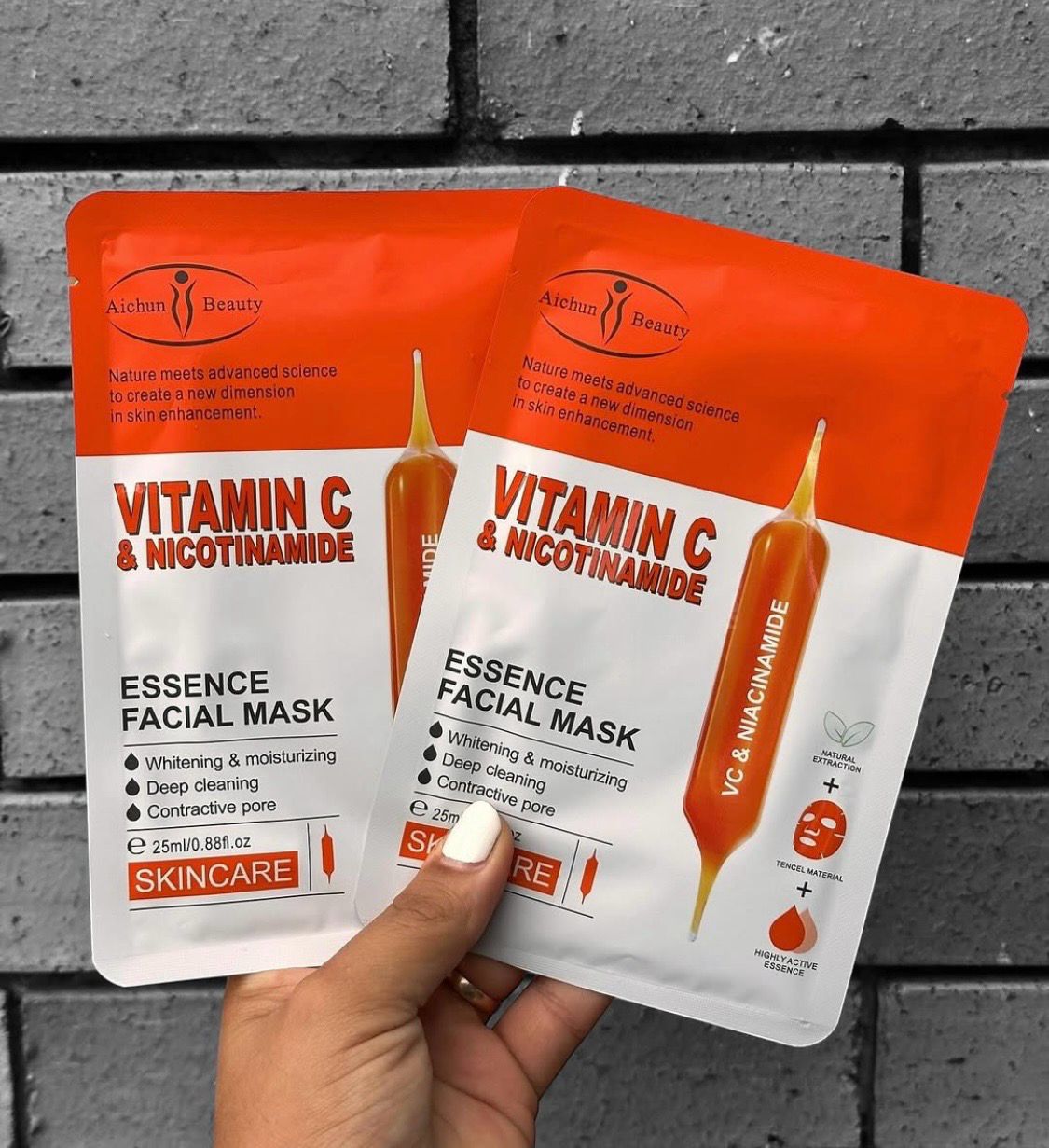 Mascarilla con Vitamina C y Nicotinamide