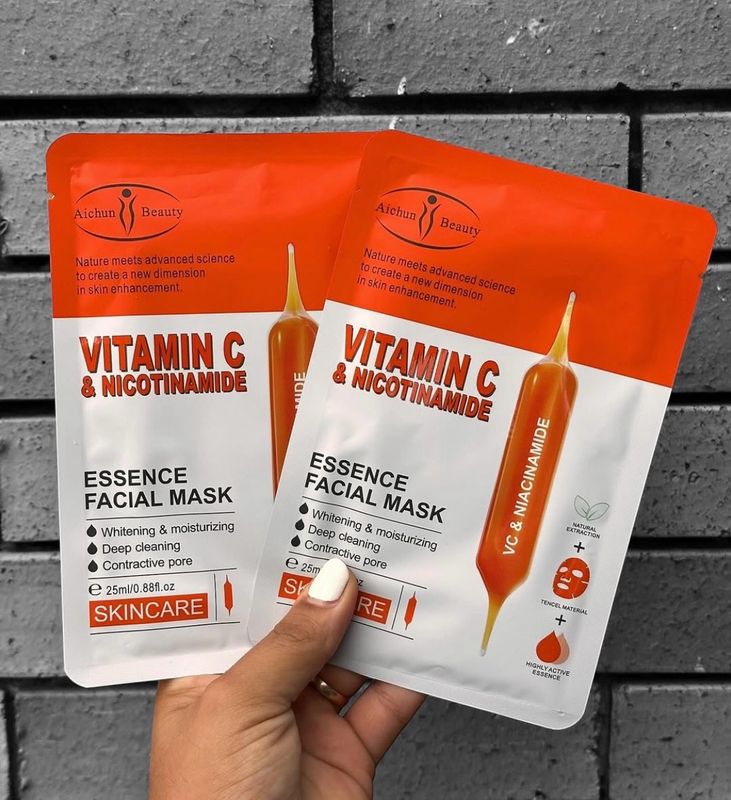 Mascarilla con Vitamina C y Nicotinamide