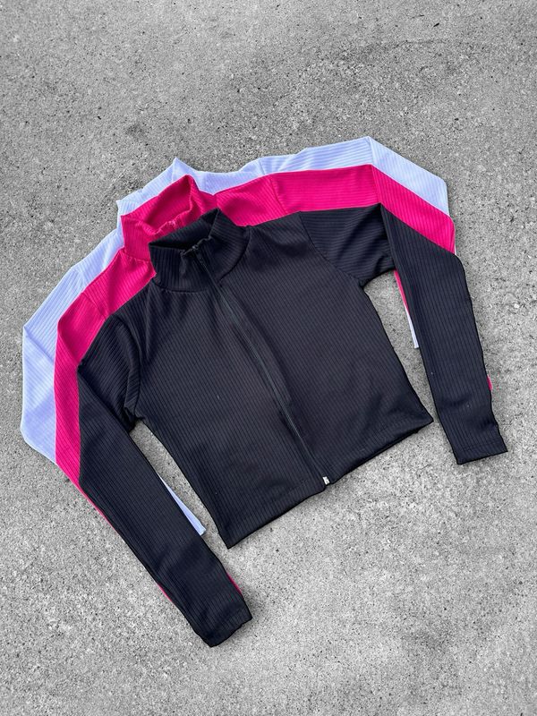 Campera polera con cierre