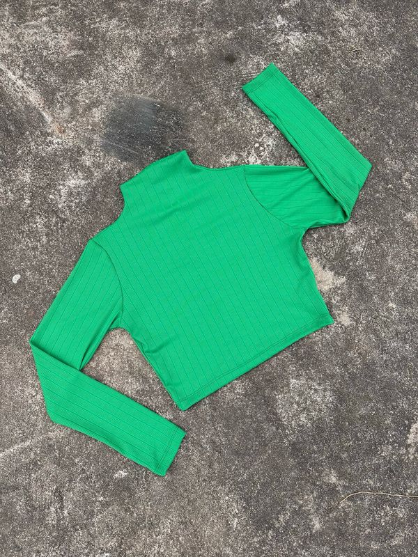 Polera morley abrigada color verde