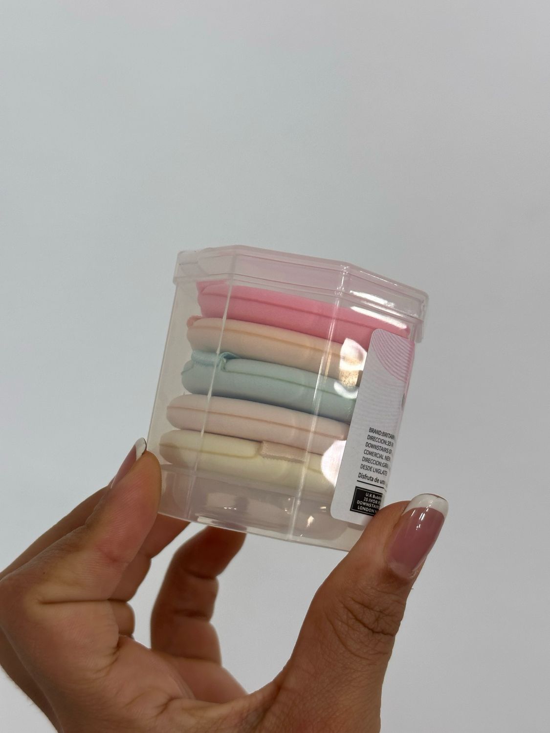 Set de Esponja para Polvos sueltos o compacto+ estuche X MAYOR