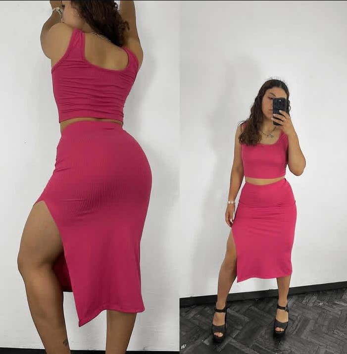 Pollera LELE Rosa