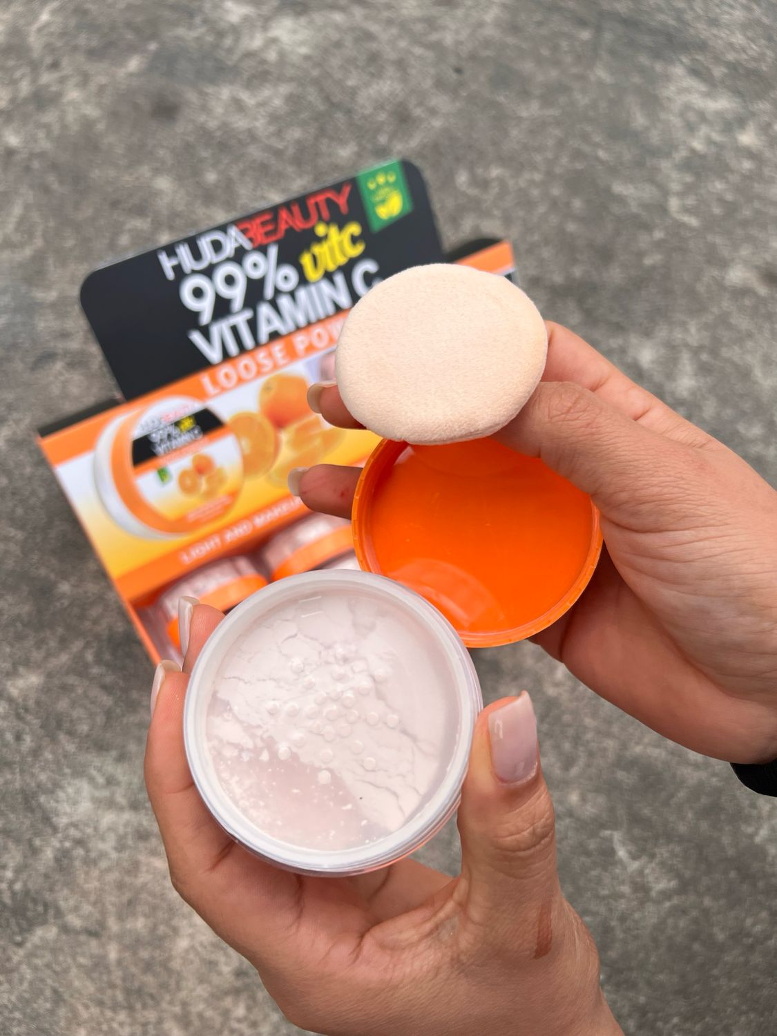 Polvo suelto facial