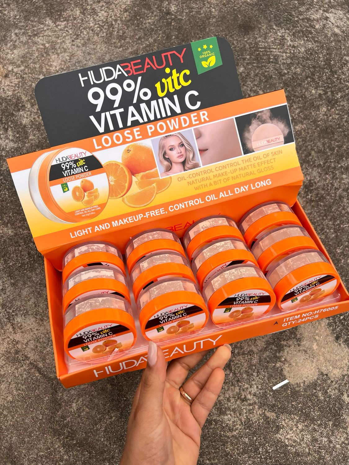 Polvo suelto facial X MAYOR ($160 c/u paquete minimo de 4 unidades)