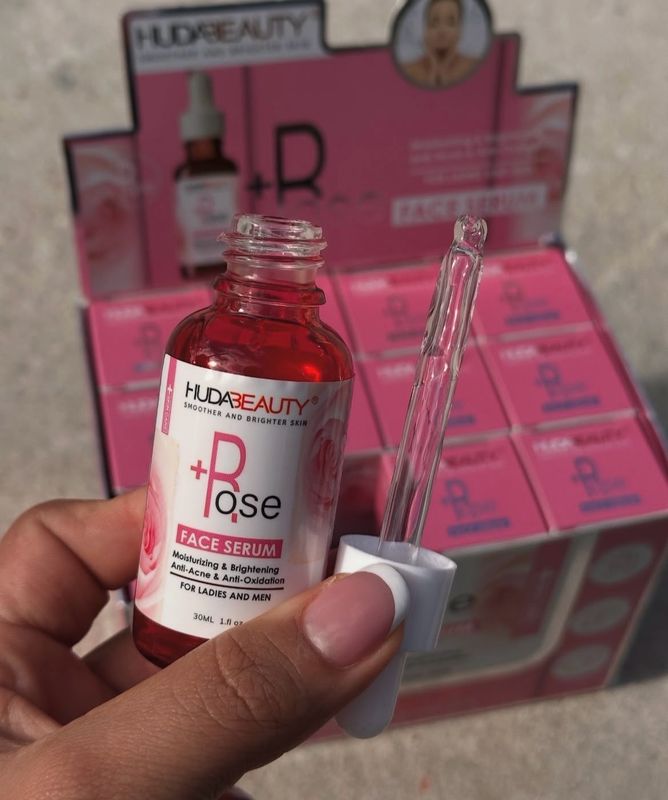 Serum facial de rosas