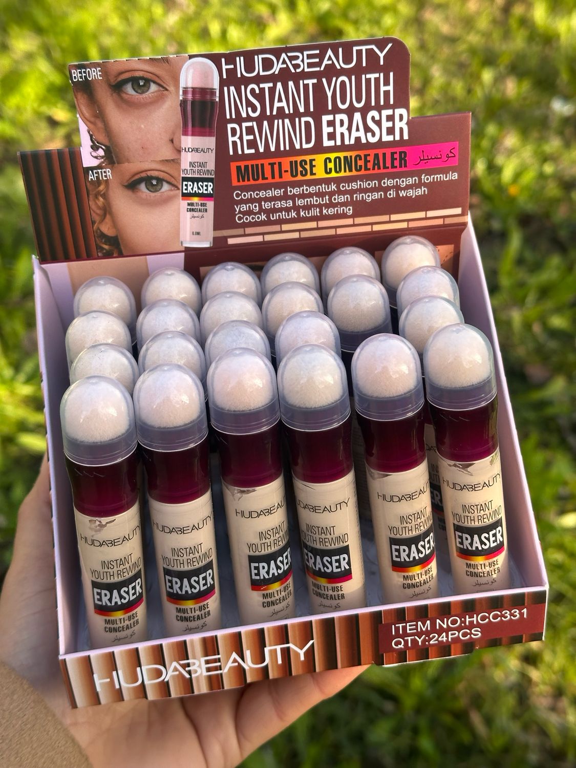 Corrector de ojeras pigmentacion profesional