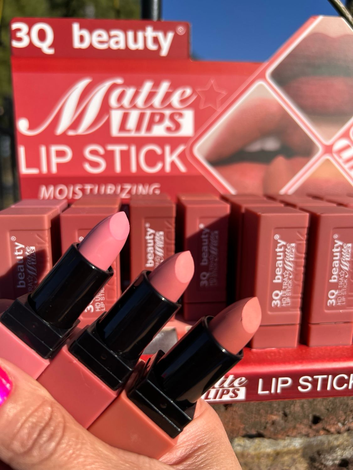 Labial en Barra Rosa Mate x Mayor ( Pack de 6 unidades a 80UYU c/u)