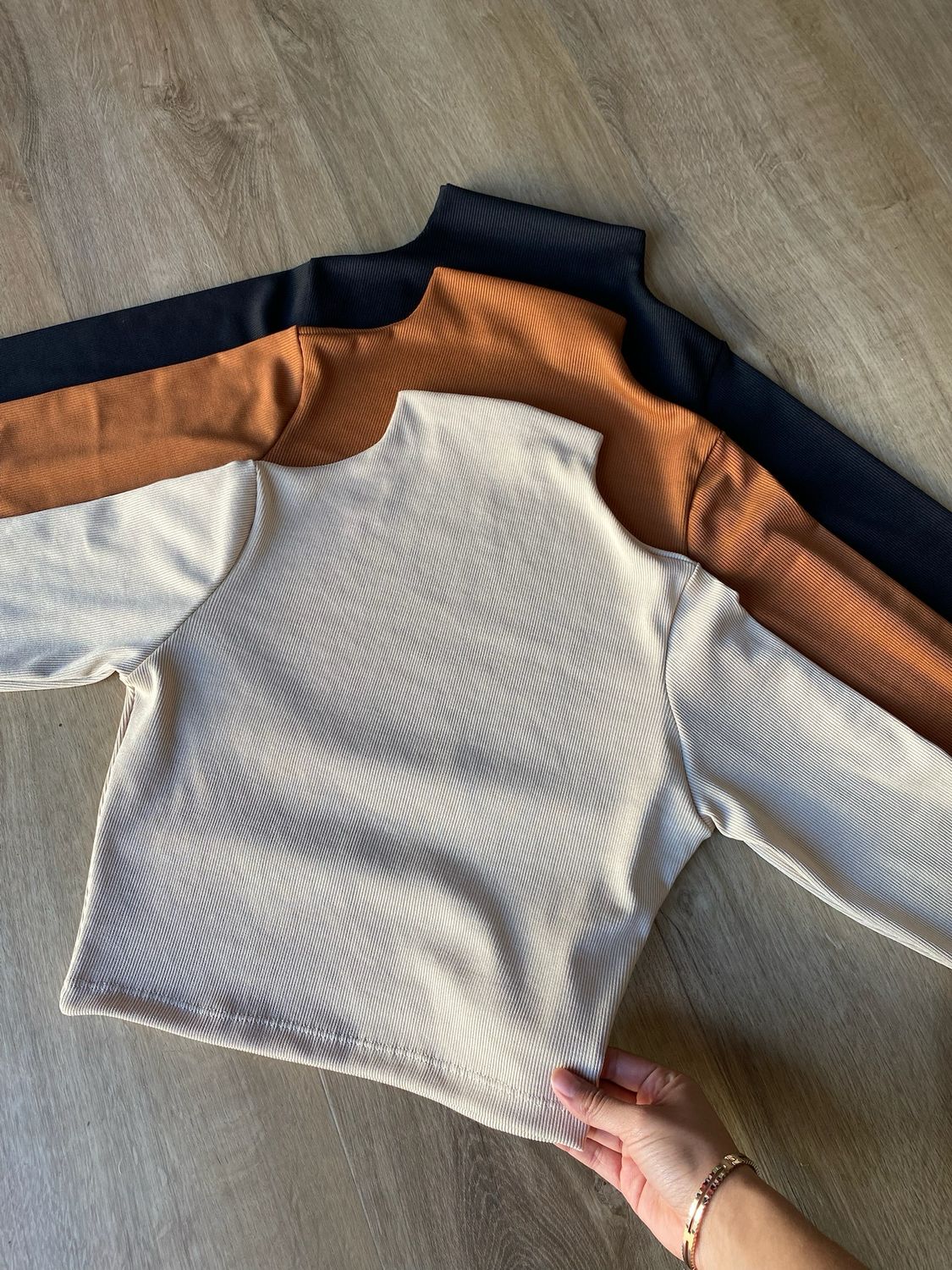 Polera morley cuello entero