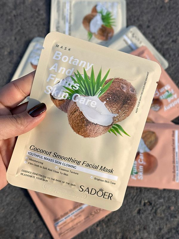 Mascarilla facial de coco