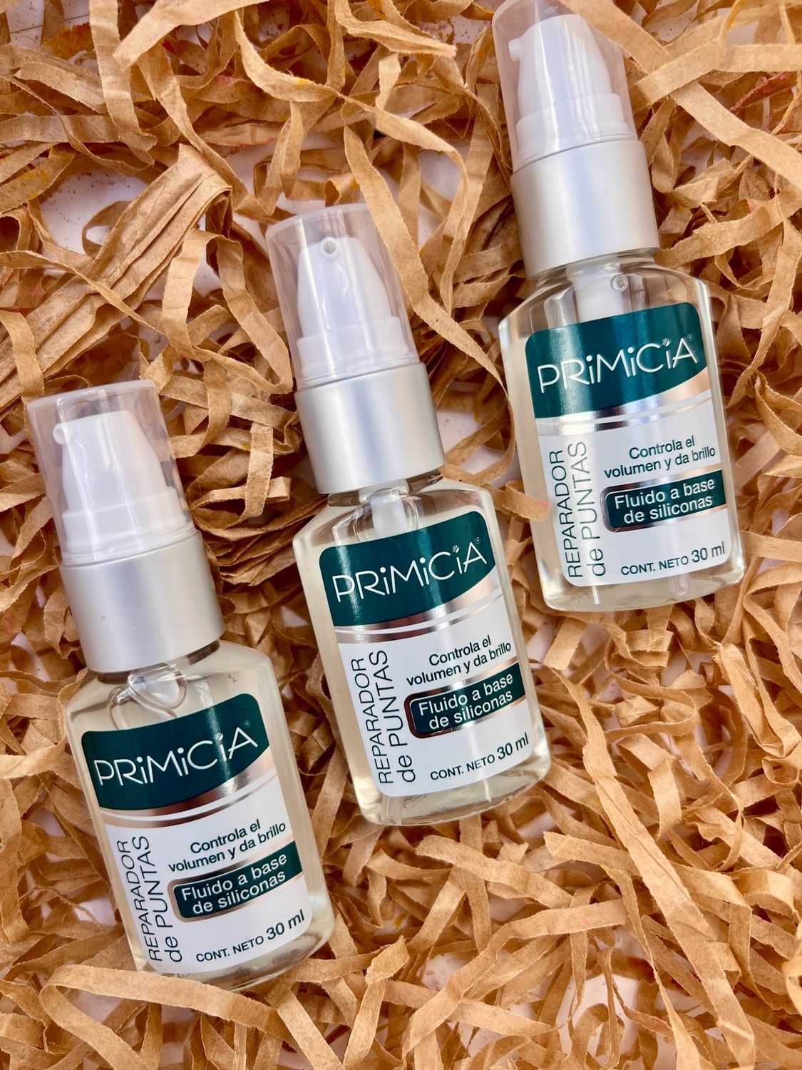 Gotitas de silicona Primicia para cuidado capilar 30ml