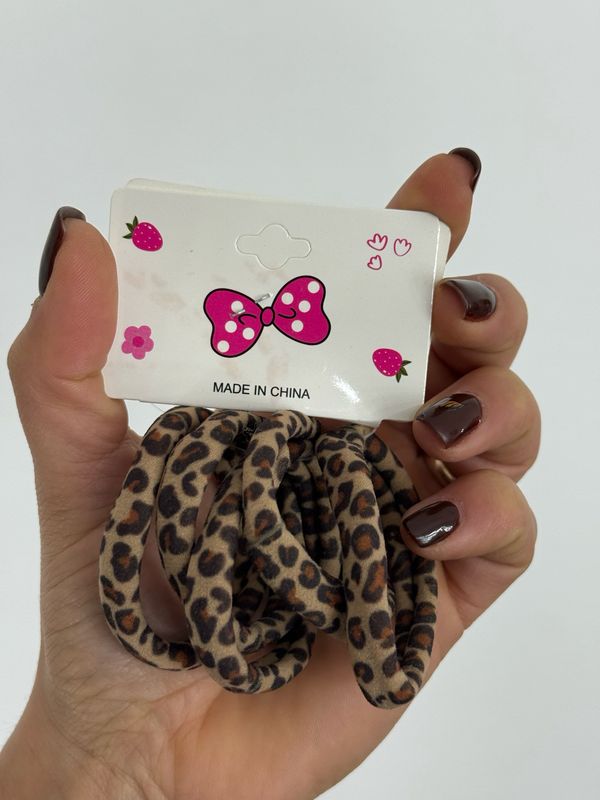 Paquete de 5 colitas animal Print
