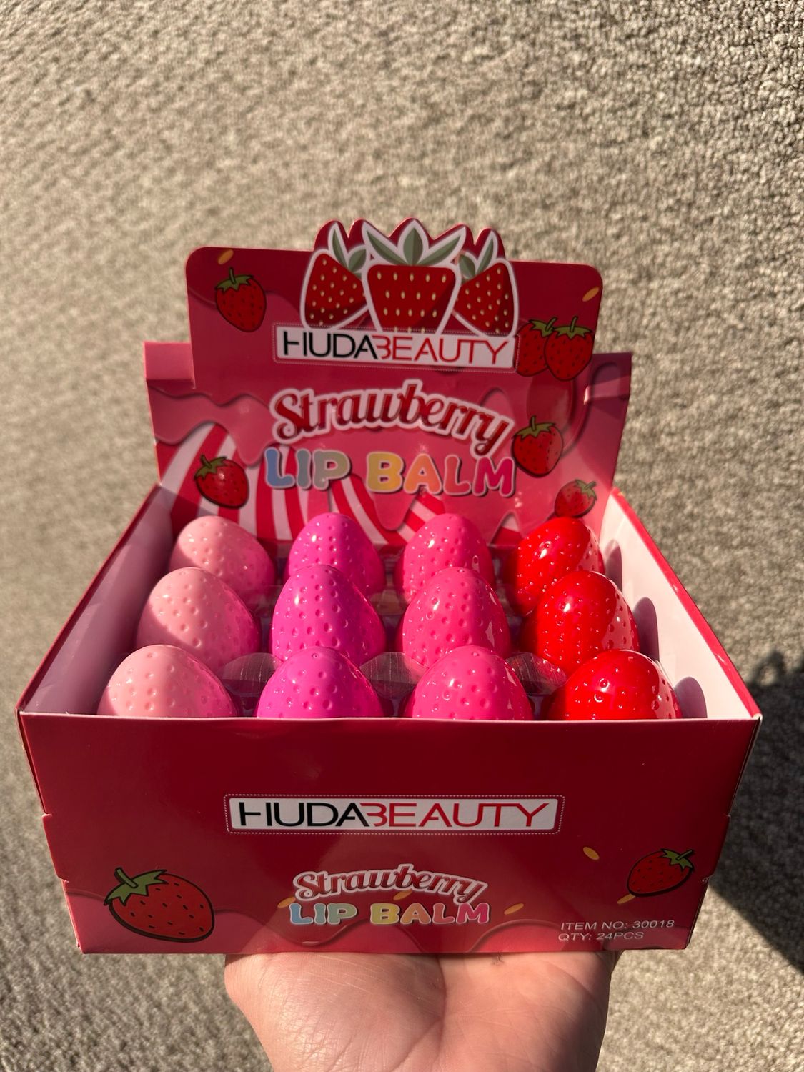 Labial gloss de frutilla X MAYOR ($60 c/u paquete minimo de 6 unidades)