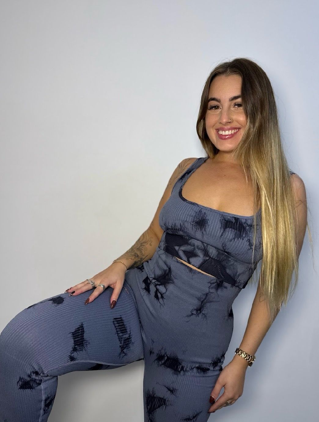 Conjunto de Top y calza batik con Push up