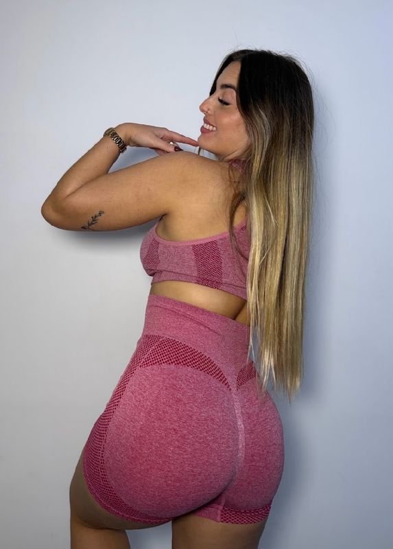 Conjunto deportivo push up short+top X MAYOR ($290 c/u paquete de 6 unidades) INCLUYE: 1 VERDE OSCURO S/M, 1 BEIGE S/M, 1 VERDE CLARO S/M, 1 GRIS L/XL, 1 ROSA L/XL, 1 AZUL L/XL