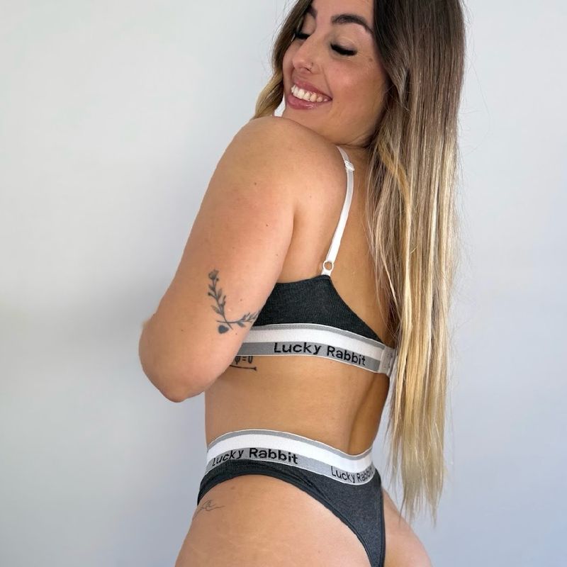 Conjunto de Ropa interior de sutien mas colaless en tela morley con faja X MAYOR (190 c/u paquete minimo de 6 unidades) Incluye 1 de cada color