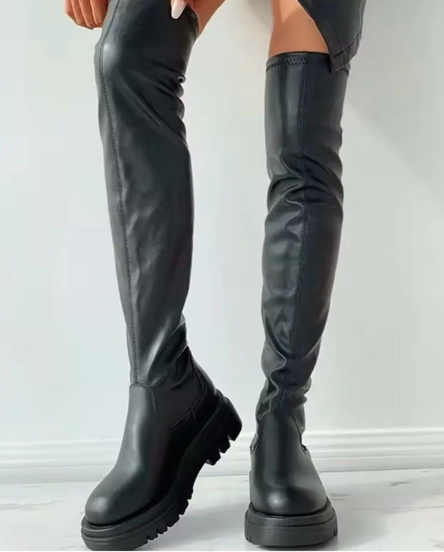 Botas bucaneras de ecocuero