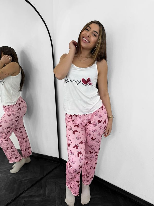 Conjunto de Pijama de pantalon y remera X MAYOR($230 c/u paquete minimo de 12 unidades)