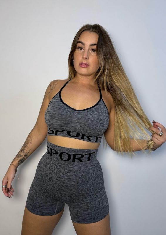 Conjunto Short con Push Up + Sosten deportivo PROMO 4X$1000