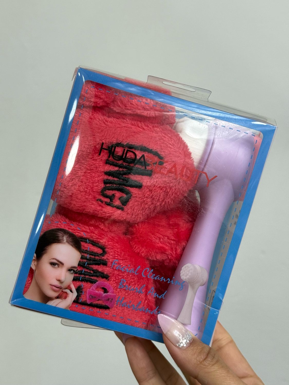 Kit  de limpieza facial cepillo y vincha
