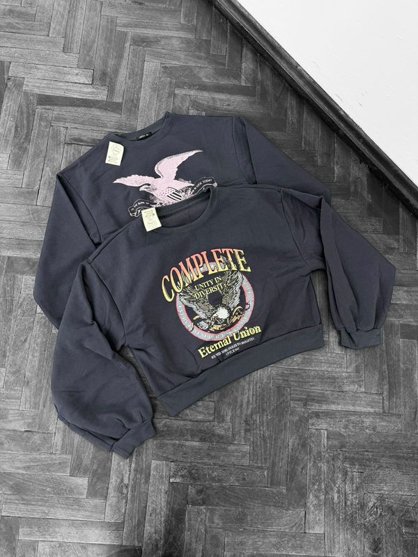 Buzo oversize corto afelpado