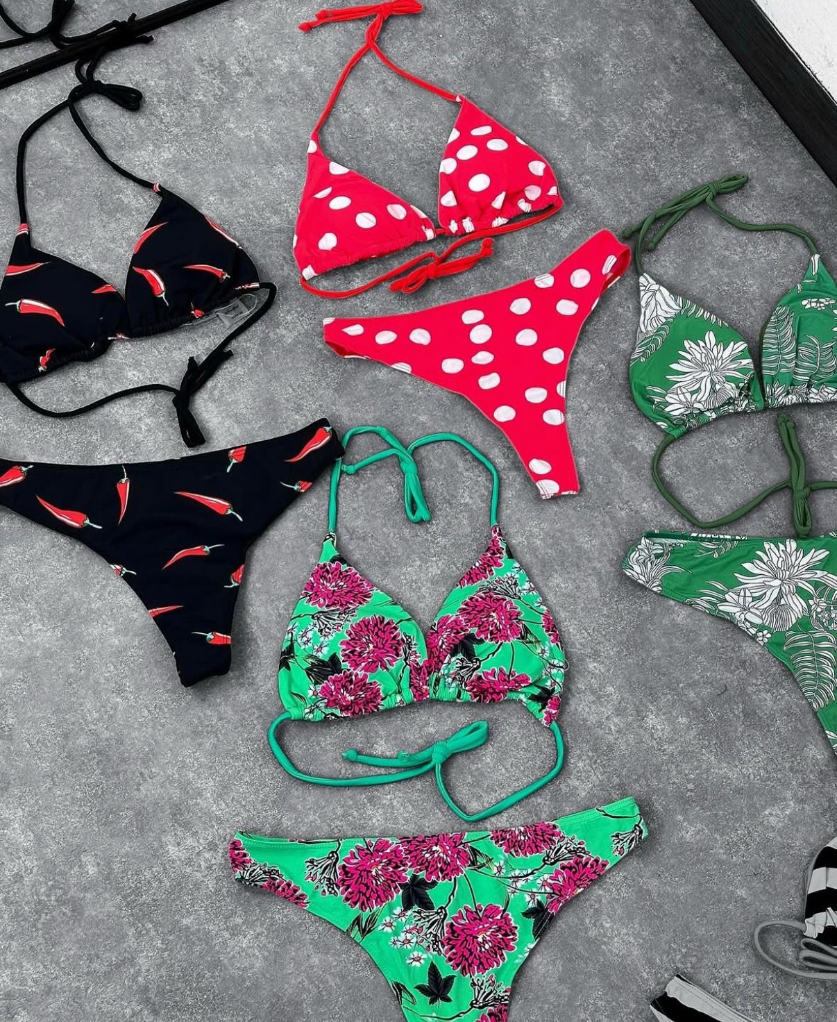 Bikini 1 piezas colaless Diseño Variado