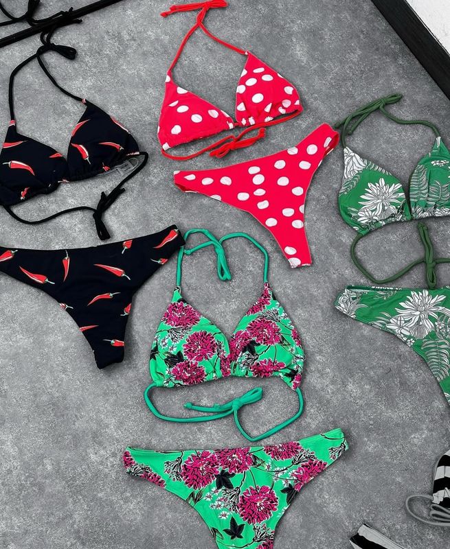 Bikini 1 piezas colaless Diseño Variado