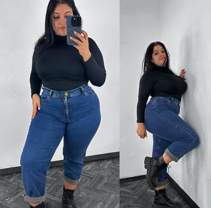 Jean Mom Azul