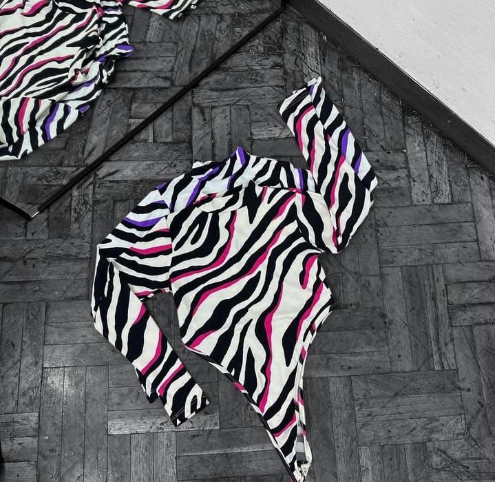 Body Polera Cebra