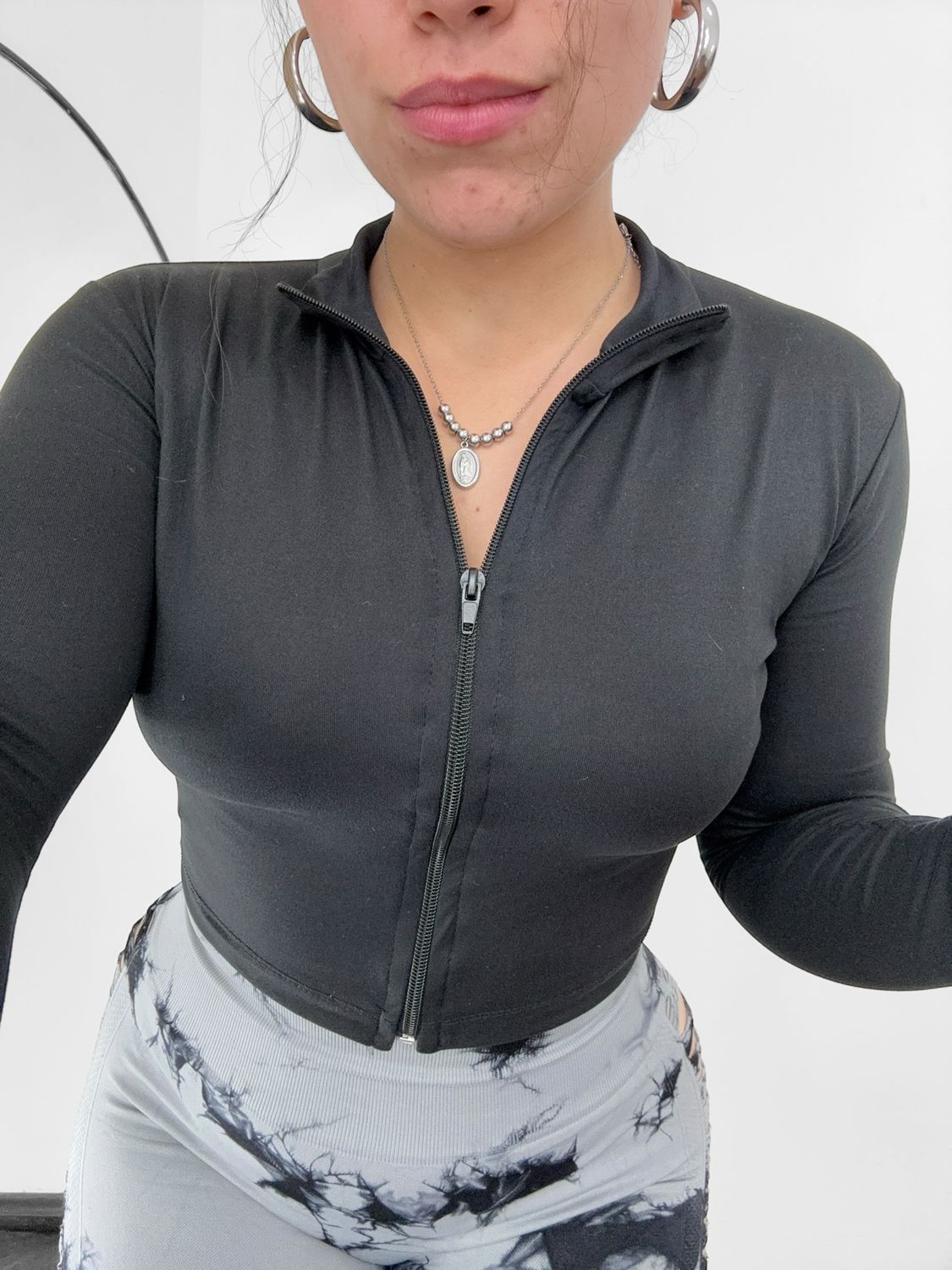 Campera corta en tela Brush Campera corta en tela Brush