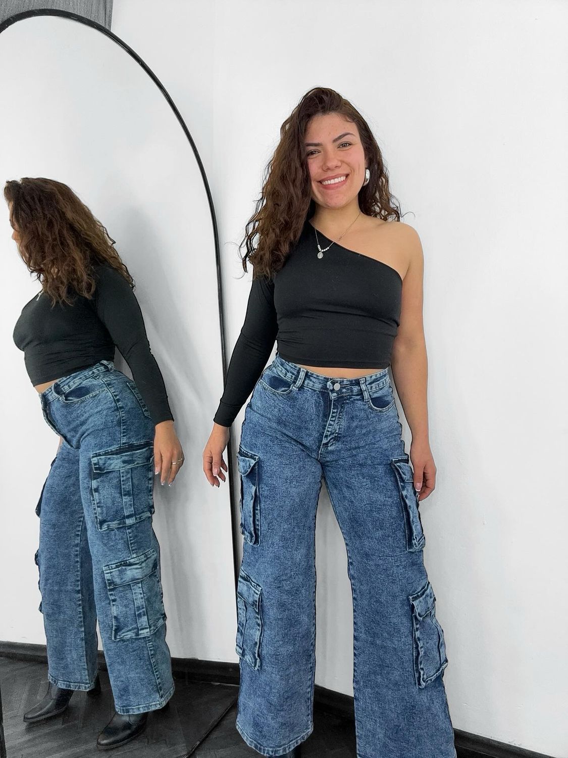 Jean Medellin cargo mega elastizado X MAYOR ($990 c/u paquete minimo de 6 unidades)