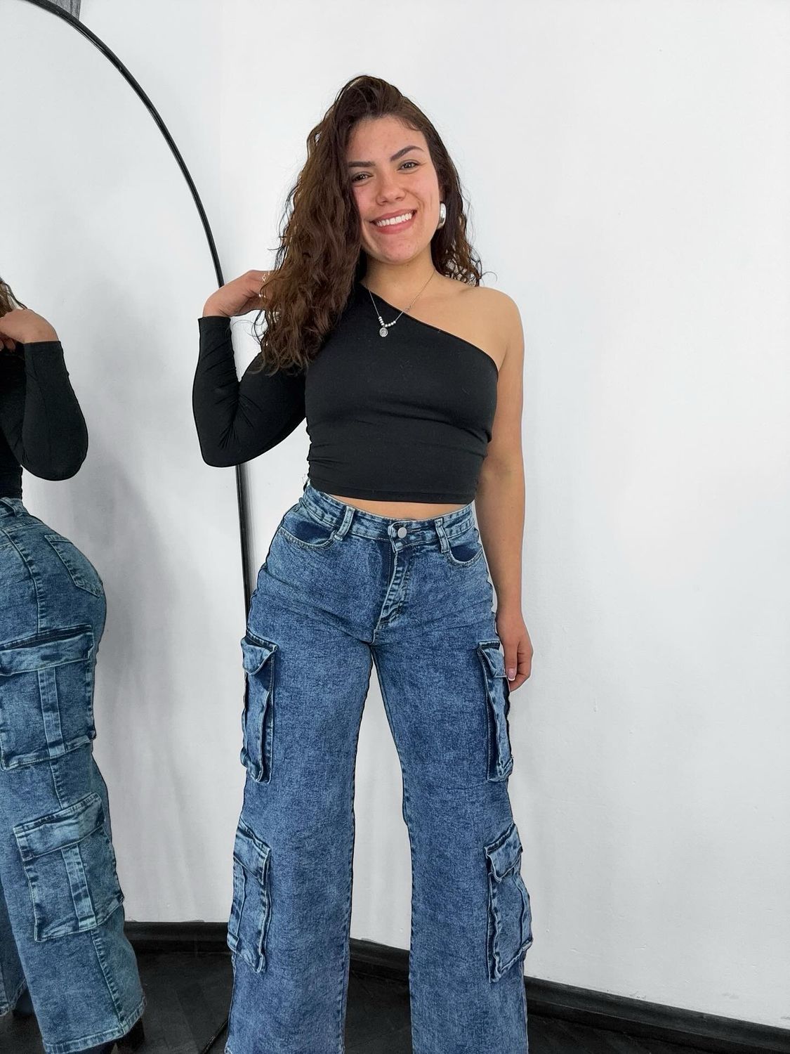 Jean Medellin cargo mega elastizado X MAYOR ($910 c/u paquete minimo de 12 unidades)
