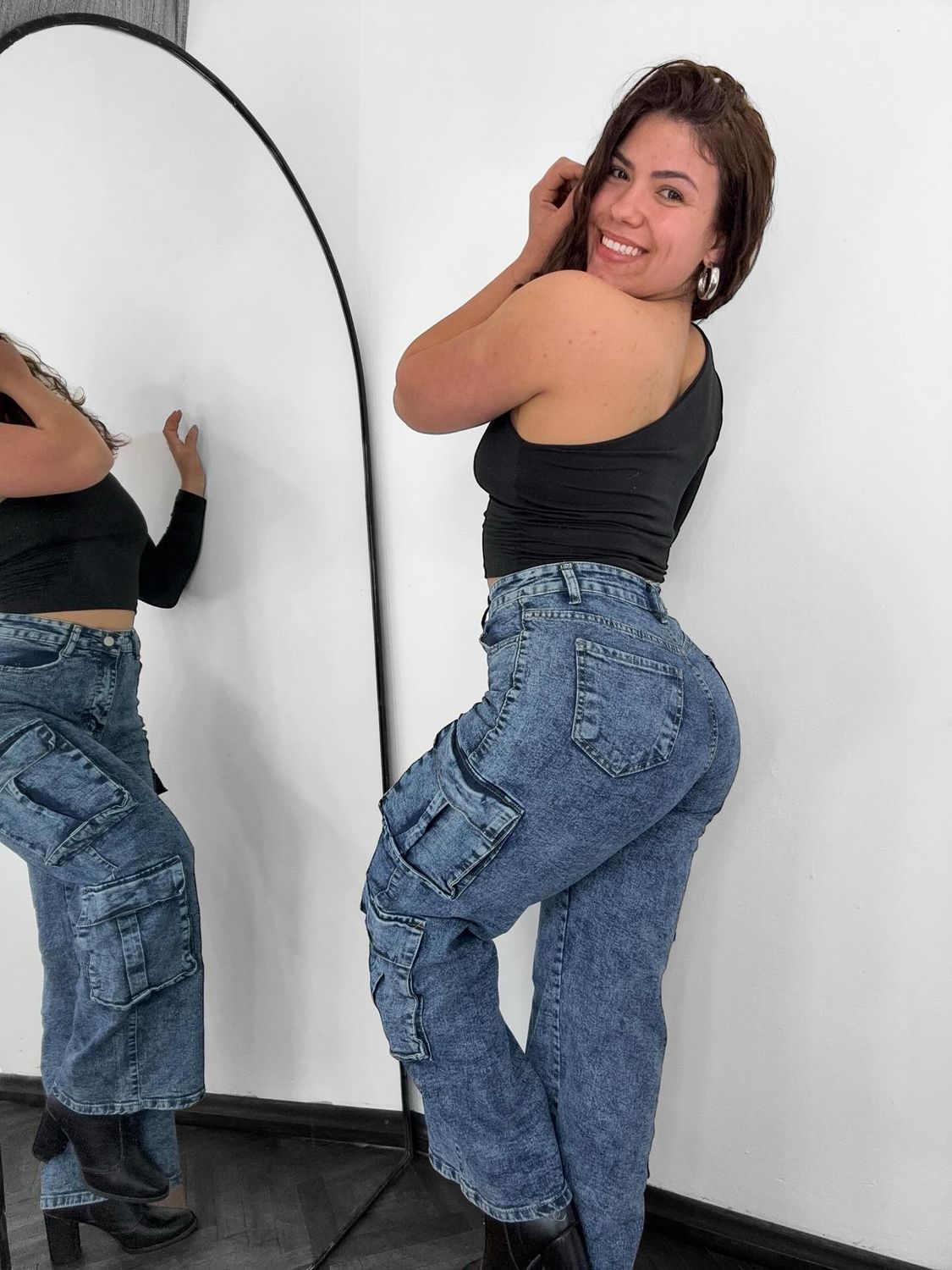 Jean Medellin cargo mega elastizado X MAYOR ($990 c/u paquete minimo de 6 unidades)