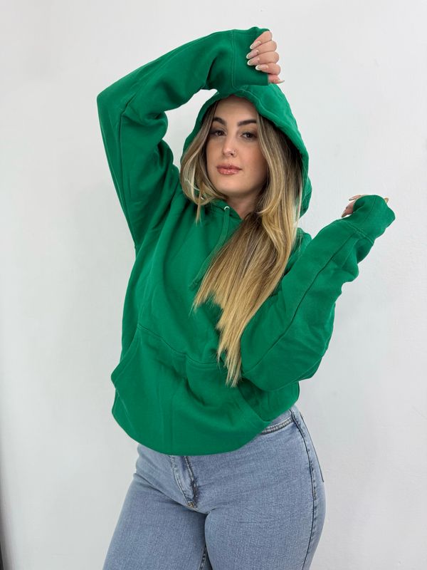 Buzo canguro afelpado