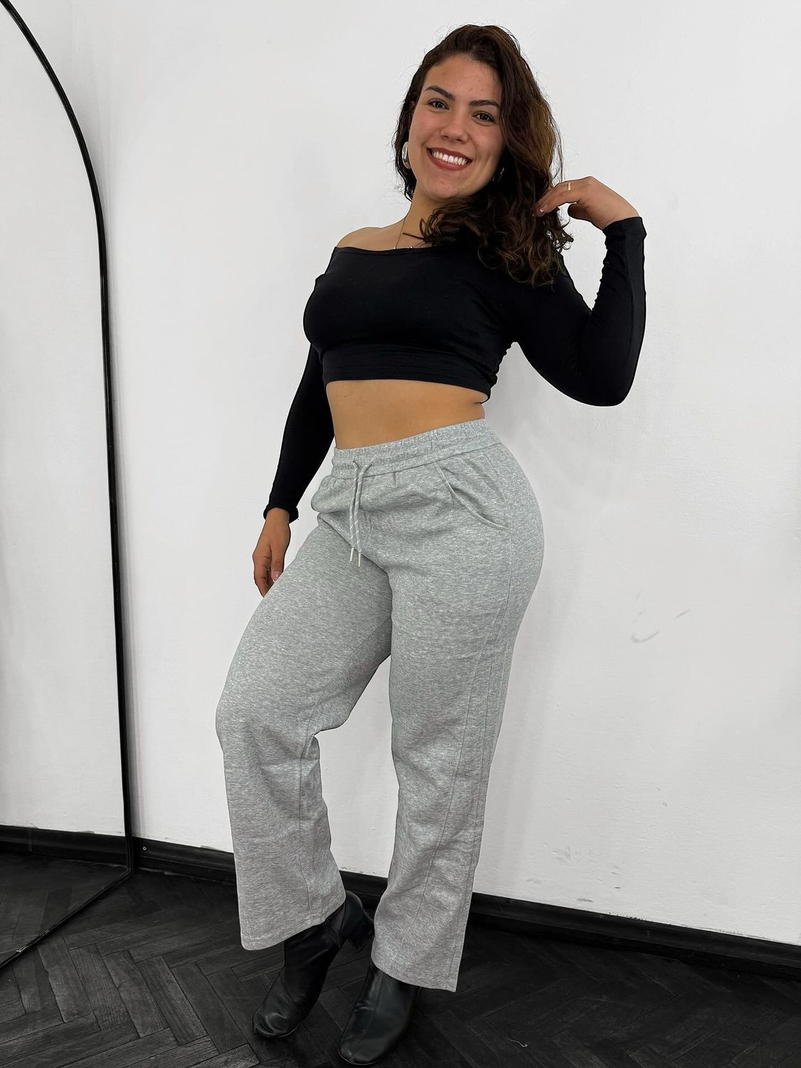 Pantalon deportivo afelpado