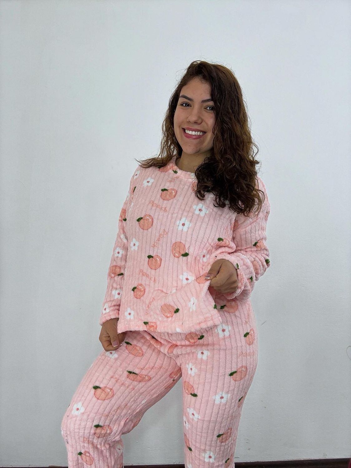 Pijama piel de durazno X MAYOR ($330 c/u paquete minimo de 6 unidades)